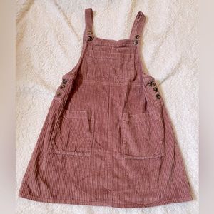 WILD FABLE Velvet Overall Dress Size Small